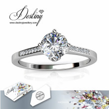 Destiny Jewellery Crystal From Swarovski Princess Brilliant Ring